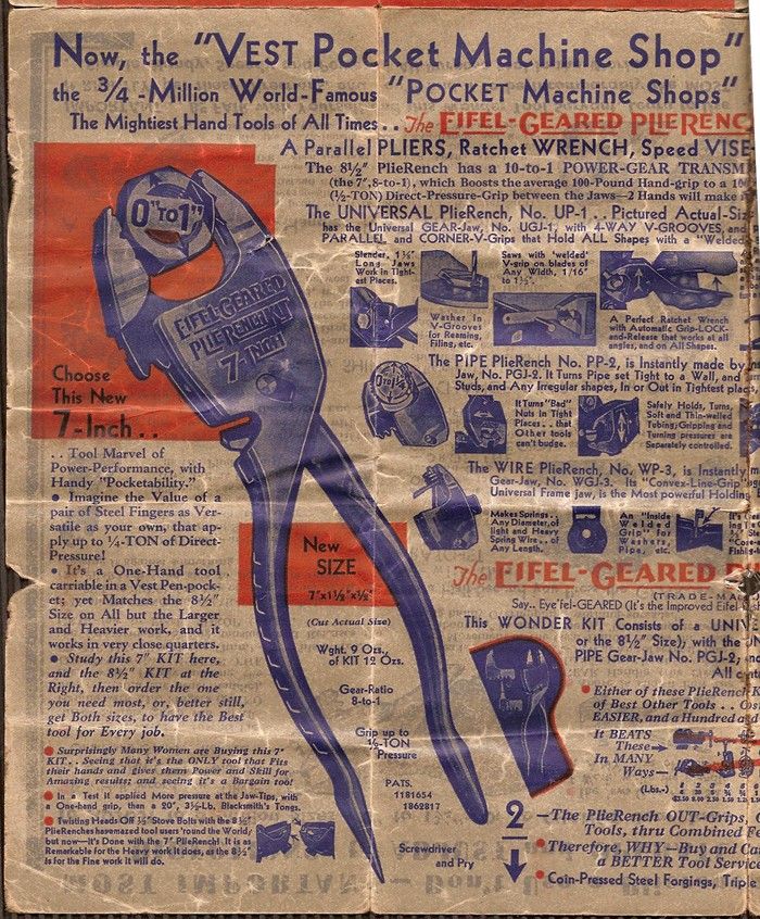 Eifel Geared Plierench brochure